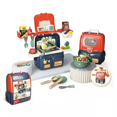 Set De Comida Juguete Infantil Cocina/Mochila De 42 Piezas