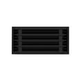 thumbnail image 2 of BUILDMART - 18x8 Modern AC Vent Cover - Decorative Black Aluminum Air Vent - Standard Linear Slot Diffuser - Heating and Cooling Register Grille for Ceiling, Walls & Floors - Texas Buildmart, 2 of 8