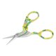 thumbnail image 1 of Mini Colorful Carbon Steel Embroidery Crane Shape Sewing Scissors(yellow ground green flower), 1 of 3
