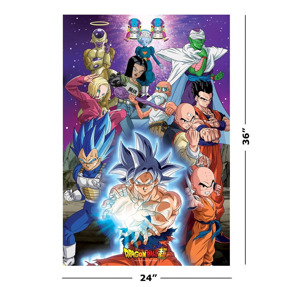 Dragonball Super Manga Poster Dragon Ball Universe 7 Size 24 X 36 Walmart Com