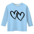 thumbnail image 1 of Chemises Scrunchy Filles Shorts Pyjamas Enfants Loisirs Imprimé Col Rond Ample Manches 3/4 T-Shirt Haut, 1 of 3