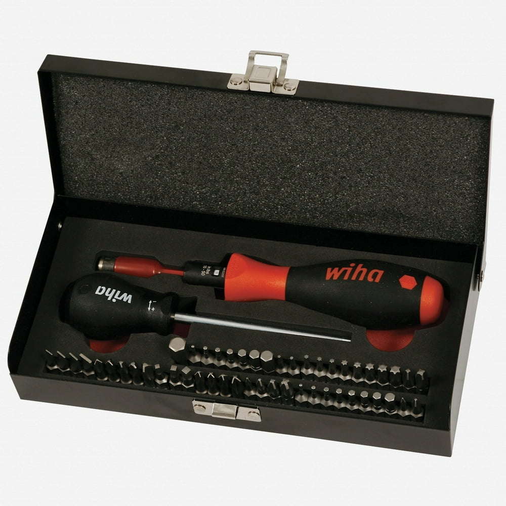 Wiha Tools MultiBit Screwdriver Set, Torque, 28595