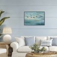 thumbnail image 3 of Stupell Industries Coastal Blue Skies Geese Black Framed Giclee Art, 30 x 20, by Petals Prints Design, 3 of 8