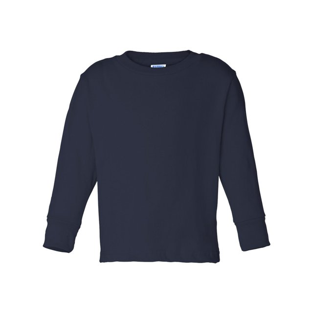 Camiseta de Manga Larga Rabbit Skins Navy 4T