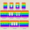 thumbnail image 3 of Off The Wall Plates - Rainbow Painted look - Triple Gang Light Switch, 3 of 4