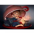 thumbnail image 2 of Cuadros Decorativos Niña con linterna 5D DIY Diamond Painting Kits Full Square Drill Wall Art Tmvgtek embutido en tela, 2 of 9