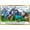 Gold Framed Version, variant on Jurassic World: Dominion - Caucasus Mountains Group Wall Poster, 22.375" x 34"