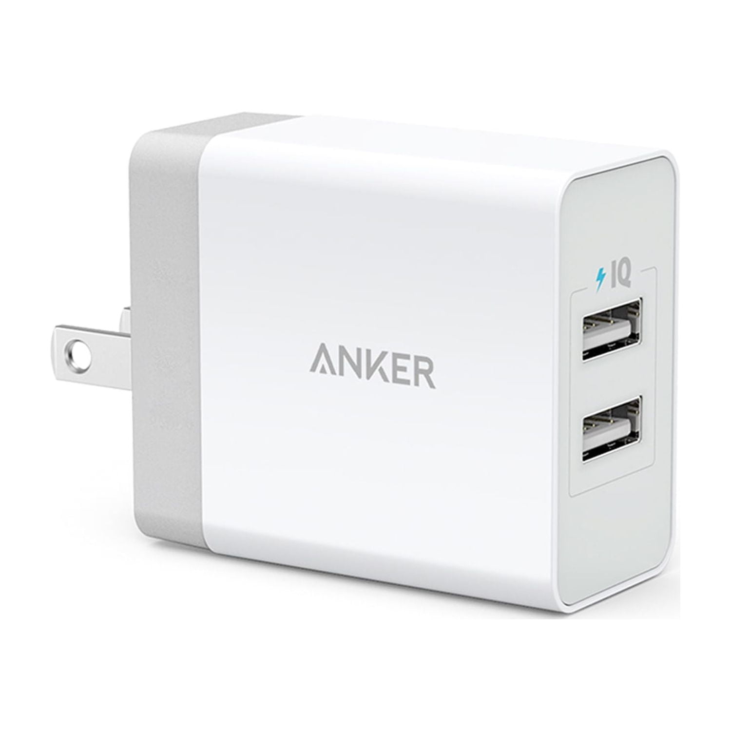 Anker 24W Dual USB-A Wall Charger (2-Port) Fast Charger