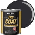 thumbnail image 2 of (2 pack) Evolve Tru Coat Black Iron Matte Acrylic Latex All in One Paint and Primer, 1 Quart, 2 of 8