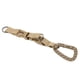 thumbnail image 5 of Mosquetón de plástico con anillo en D, llavero, correas Molle, Clip de engranaje para acampar, senderismo, pesca, color tostado, 5 of 10
