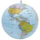 thumbnail image 1 of 2 Pcs 16 Inch Earth Globe World Globe Inflatable Geography World Map Water Ball Inflatable for Garden Beach Pool Science Geography Education, 1 of 1