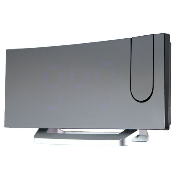 Mpow Projection Alarm Clock with Curved Screen and USB ...