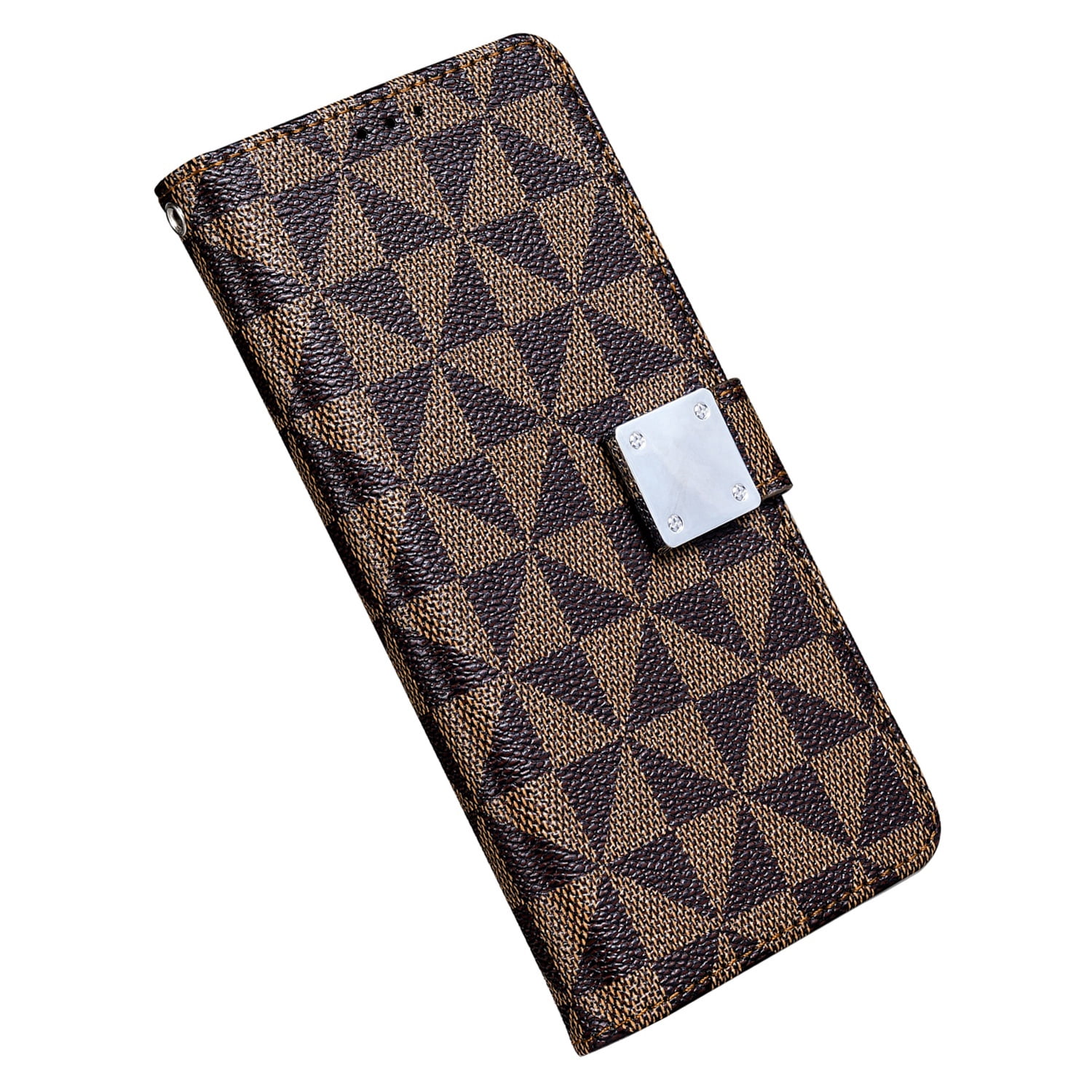 Triangle Wallet Case for iPhone 17 Pro - Brown