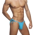 thumbnail image 5 of ZQUUVOU Men's Swim Briefs Low Rise Bikini Side Tie Thongs Beach Trunks Quick Dry Summer Swimwear Soft Underwear Sky Blue, 5 of 5