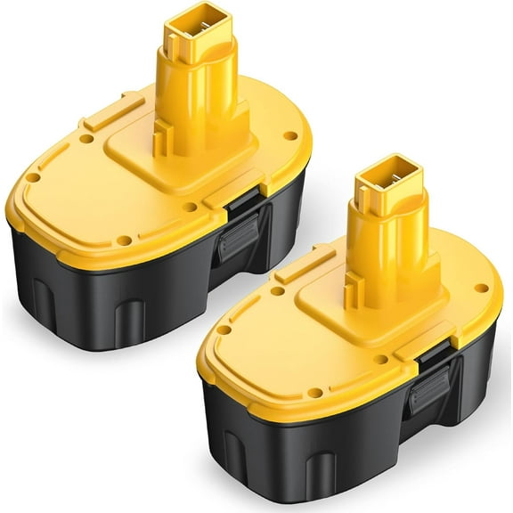 2PACK 18V 4.5Ah DC9096 Battery Replacement for Dewalt 18V DC9098 DC9099 DW9095 DW9096