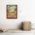 thumbnail image 2 of Framed Kitchen Puns 9"x12" Metal Sign, Wall Decor for Porch, Patio, or Deck, Hand-Crafted from reclaimed materials, 2 of 3