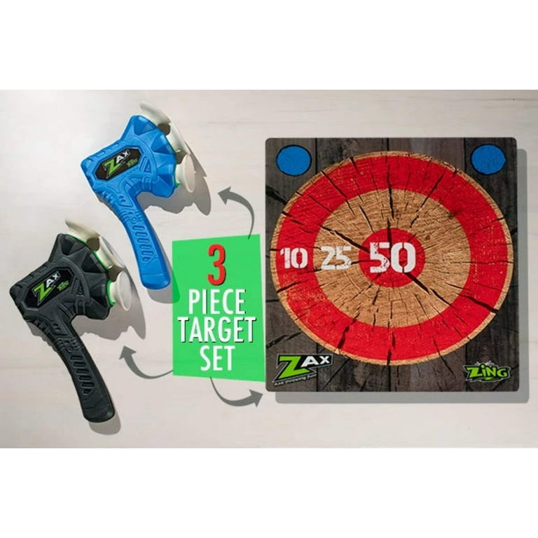ZING Zax Mega Pack, Foam Throwing Axe Toy with Suction Cups