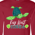 thumbnail image 4 of Inktastic Key West, Florida Happy Sea Turtle Long Sleeve T-Shirt, 4 of 5