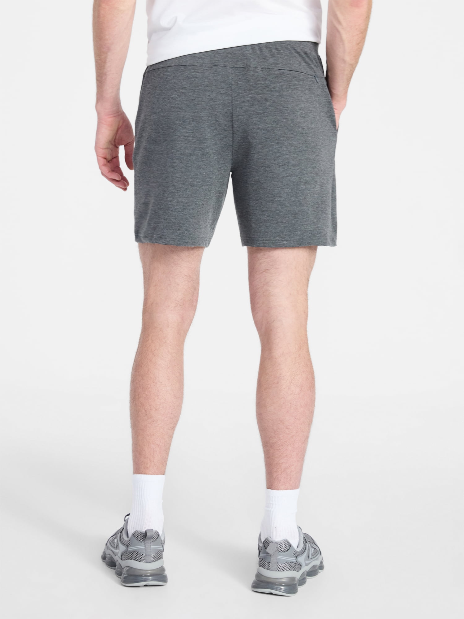Athletic Works Men's and Big Men's French Terry Shorts, 7" Inseam, Sizes XS-3XL