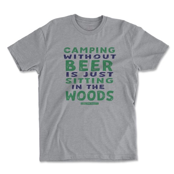 Lone Star Roots - Camping Without Beer T-Shirt