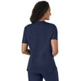 thumbnail image 2 of Hanes Women's Comfort Fit Short Sleeve Ribbed Back Panel V-Neck Scrub Top, Style HSW102, Sizes up-to 3XL, 2 of 7