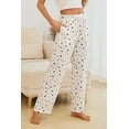 thumbnail image 2 of HEARTNICE Womens Pajama Pants, Lightweight Pj Bottoms Print Drawstring Soft Sleepwear,, 2 of 6