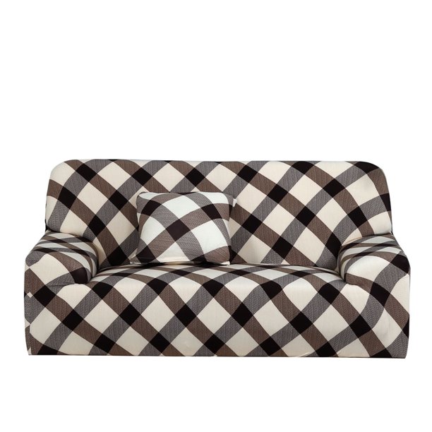 En Forma de L Estiramiento Sofá Cubiertas Cubierta de la Silla para 1 2 3 plazas Sofá + una Almohada Cubierta Patrón 12 Loveseat-2seater Unique Bargains Sofá Protectora