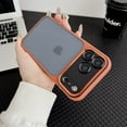 thumbnail image 6 of Allytechgroup iPhone 17 Pro Case for Women Men, Matte Tranlucent Back Cover Anti-Scratch Anti-Fingerprint Shockproof Bumper Rugged Drop-Proof Phone Case for iPhone 17 Pro, Brown, 6 of 9