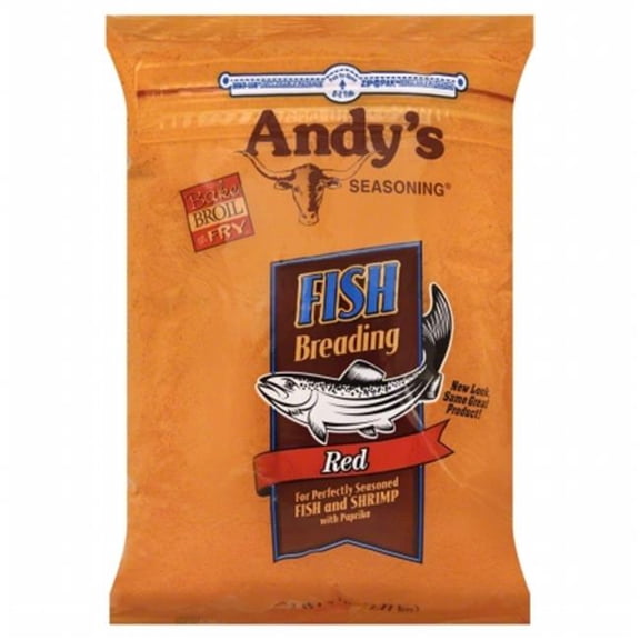 Andys 5 lbs. Breading Fish Red