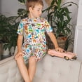thumbnail image 4 of Balery Animals Conjunto de Pijama Infantil de Manga Corta con Estampado – Ropa de Dormir de Algodón Suave-XX-Large, 4 of 6