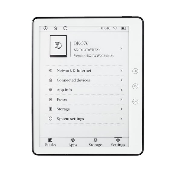 Ebook Reader Device 5.76'' E-ink Display 16GB High Res Android 8.1 WIFI Long Battery Comfortable Grip E Readers Devices Ebook Readers & Accessories