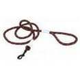 thumbnail image 2 of K9 Explorer Reflective Braided Rope Snap Dog Leash, Berry, 1/2-in x 6-ft, 2 of 2