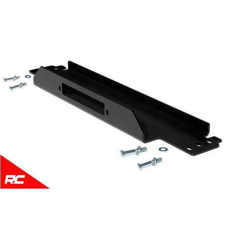 Rough Country Winch Mounting Plate compatible w/ 1987-2006 Jeep Wrangler TJ LJ YJ (Best Winch For Jeep Wrangler)