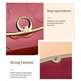 thumbnail image 4 of Leather Women Wallet Stylish Solid Pocket Color Card Holder Zipper Pocket Photo Folder Girls Purse Notecase Birthday Gift Gold Type 1, 4 of 9