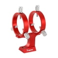 thumbnail image 1 of Soporte para telescopio buscador, tornillos de fijación para astrofotografía, liberación rápida, ajustable Rojo, 1 of 8