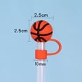 thumbnail image 4 of 4Pcs Cute Straw Topper, Cartoon Straw Cover Cap for 10mm Reusable Straws, Silicone Dust-Proof Plug for Tumblers, Fun Drink Accessory, Great as a Valentines Day Gift E, 4 of 6