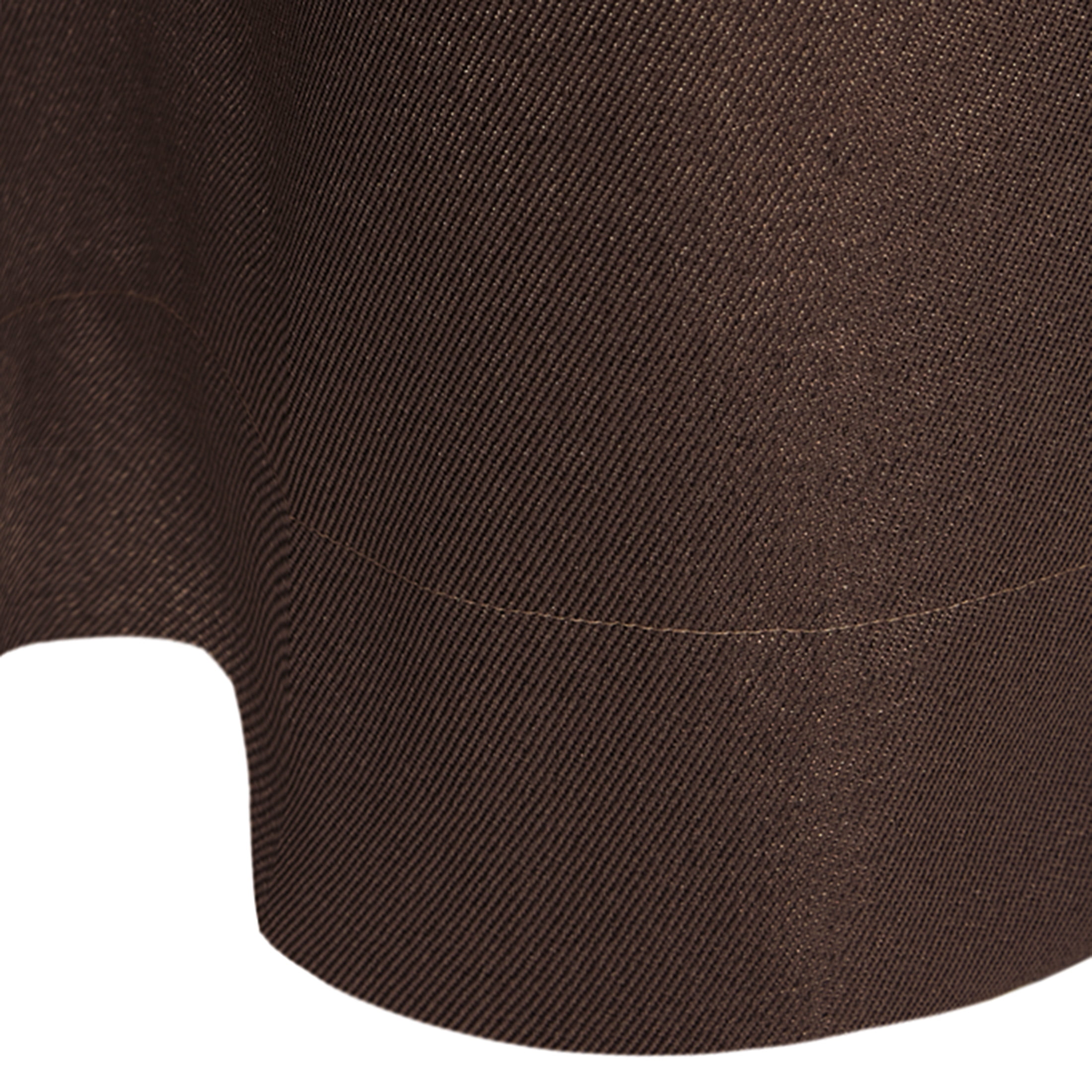 Mainstays Brown Solid Blackout Rod Pocket with Back Tabs Curtain Panel Pair, Set of 2, 30" W x 63" L