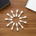thumbnail image 4 of Niceauty 300Pcs White Adhesive Labels for Jewelry Price Tags and Display Hanging Use, 4 of 8