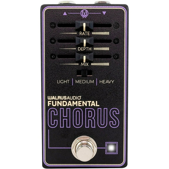 Walrus Audio Fundamental Series Chorus Effects Pedal - Black