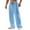 Light Blue, variant on ZyeKqe Mens Pants Elastic Waist Drawstring Trousers Causal Straight Tube Solid Color Pants with Pockets