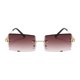 thumbnail image 2 of Gafas de sin borde de lentes de modernos para la playa de compras de viajes de viaje al aire libre Cofee de gradiente, 2 of 8