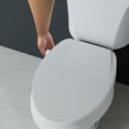 thumbnail image 5 of Mainstays Elongated Non-Electric Bidet Toilet Seat with Dual Self-Cleaning Nozzles, Daisy White, 5 of 10