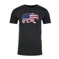 thumbnail image 2 of American Flag Bear, Men's 4th of July Shirts, Graphic Tee shirts for Men - Charcoal MH200PATRIOT S1 L, 2 of 3