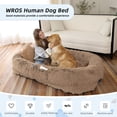 thumbnail image 2 of Cama ortopédica gigante para humanos y perros WROS 180 x 115 x 30 cm de felpa sintética, 2 of 6