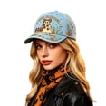thumbnail image 6 of CAIXIA 3D Embroidered Baseball Cap for Men Women - Adjustable Cotton Washed Dad Hat,One Size, 6 of 6