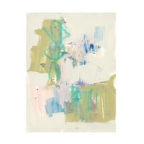 Trademark Fine Art Jennifer Goldberger Balancing Pastels II Canvas Wall Art - 14x19