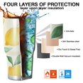 thumbnail image 7 of 30oz Lemon Tumblers Stainless Steel Tumbler with Lid and Straw,Vacuum Insulated Double Wall Travel Tumbler Cups Mug with Cleaning Brush for Coffee,Tea, 7 of 7