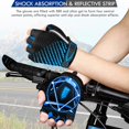 thumbnail image 3 of Guantes de ciclismo Guantes de bicicleta de medio dedo Gel Antichoque Antideslizante, Guante de medio dedo transpirable Hombres, Guantes de bicicleta de montaña Verano Fitness Deporte Escalada p, 3 of 5