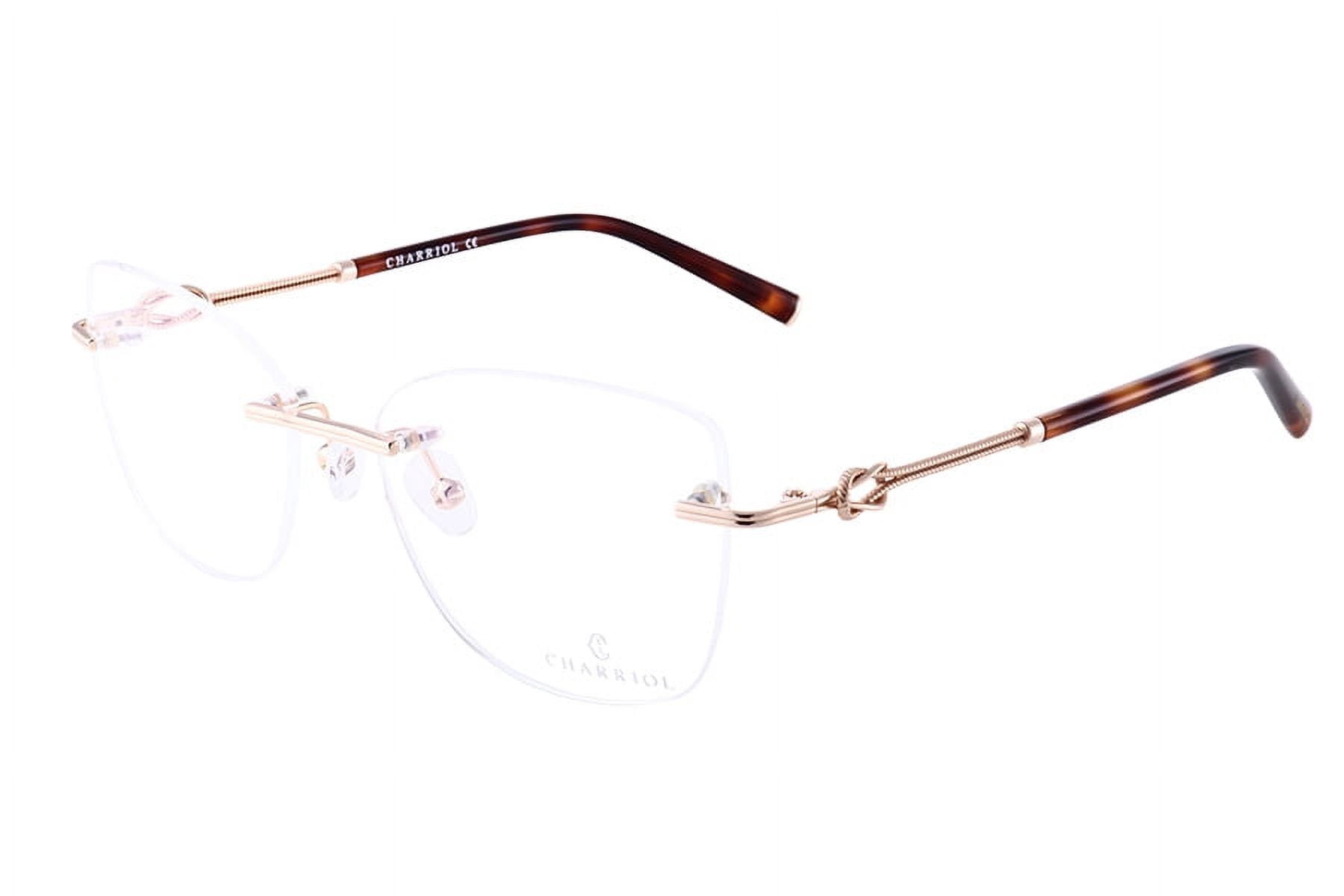NWT Charriol PC75095-C03 56mm Shiny Gold Eyeglasses PHILIPPE CHARRIOL PC75078-C02-57 Eyeglasses Size 57mm 18mm  main image 3