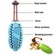 thumbnail image 5 of Cepillo de dientes para perros, juguete masticable, pelota de entrenamiento para cachorros, cuidado dental, limpieza dental, no tóxico, caucho natural resistente a mordeduras (azul, mediano), 5 of 5